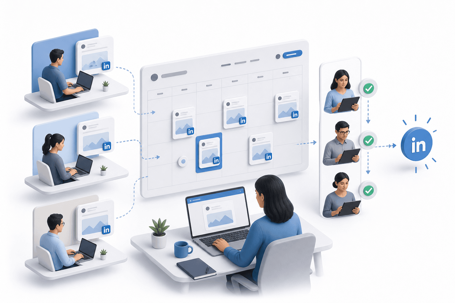 LinkedIn Scheduling Tool for Agencies: Publish Thought Leadership at Scale