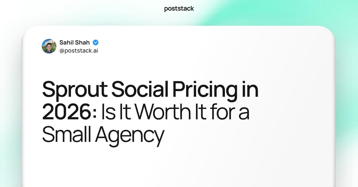 Sprout Social Pricing in 2026: Is It Worth It for a Small Agency
