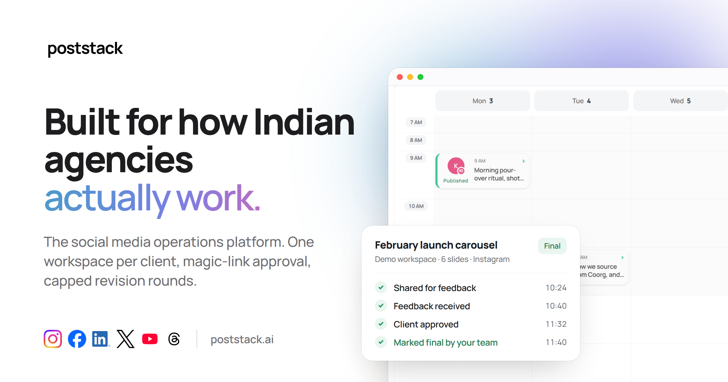 Poststack